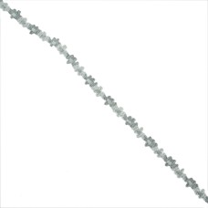 HAND® Silver and White Fabric Sew In Trim Embellishment for Garments and Accessories - 11 mm Wide - 3 Metres