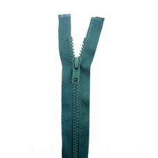 HAND® 2 PCs No.5 Dark Green Plastic Open End Automatic Zips 65cmL x 33mmW