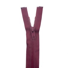 HAND® 2 PCs No.5 Maroon Plastic Open End Automatic Zips 60cmL x 33mmW