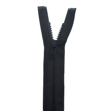 HAND® 2 PCs No.5 Black Plastic Open End Automatic Zips 70cmL x 33mmW