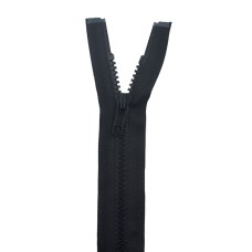 HAND® 2 PCs No.5 Black Plastic Open End Automatic Zips 65cmL x 33mmW