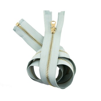 HAND® Pale Blue 2 PCs No.3 Brass Closed Ended Zipper 65cmL x 28mmW
