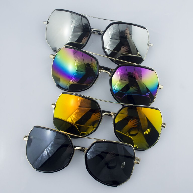 HAND® 2 Pairs of Stylish Unisex Angular Framed Aviator Style Sunglasses - Frame 140 mm Wide x Arm 140 mm Long - 100% UV400 protection HAND® 2 Pairs of Stylish Unisex Angular Framed Aviator Style Sunglasses - Frame 140 mm Wide x Arm 140 mm Long - 100% UV400 protection