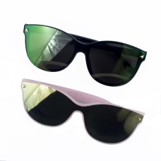 HAND® 2 Pairs of Stylish Mono Lens Sunglasses - Frame 140 mm Wide x Arm 145 mm Long - 100% UV400 protection