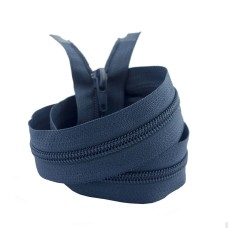 HAND® 2 PCs No.7 Nylon Navy Blue Open End Automatic Zips 60 cm L x 3 cm W