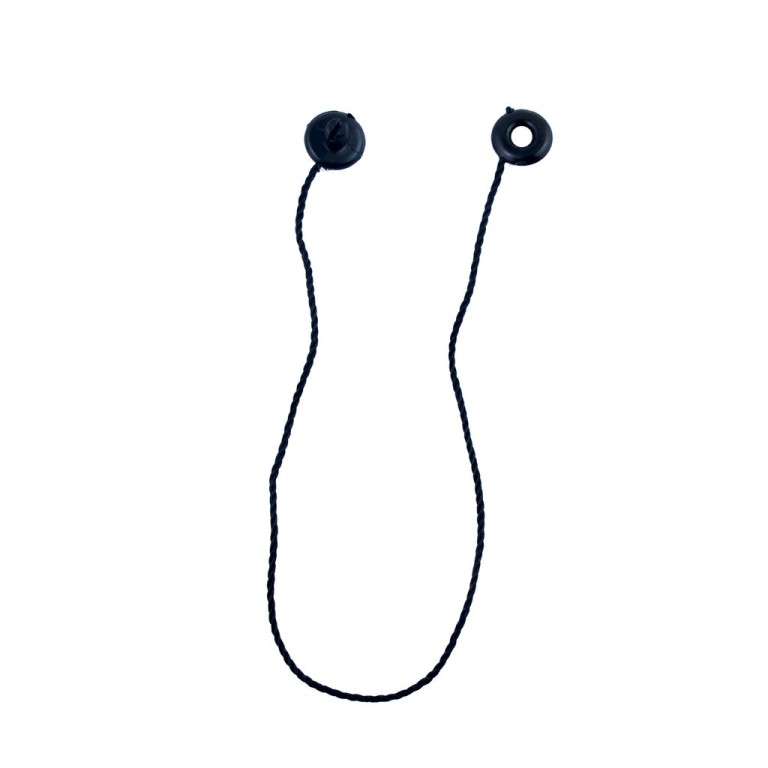 HAND® Easy and Fast to Attach Hang Tag, Nylon String Round Snap Lock 18 cm 1000pcs, Black HAND® Easy and Fast to Attach Hang Tag, Nylon String Round Snap Lock 18 cm 1000pcs, Black