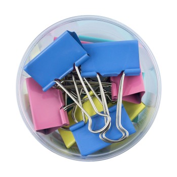 HAND® CS-1651B 2" Extra Large Colourful Foldback Bulldog Paper Clips 51 mm - Pack of 12 HAND® CS-1651B 2" Extra Large Colourful Foldback Bulldog Paper Clips 51 mm - Pack of 12