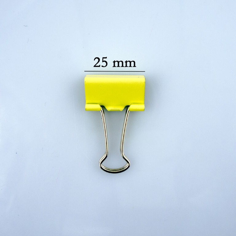 HAND® CS-1625B 1" Medium Colourful Foldback Bulldog Paper Clips for Home, School and Office - 25 mm - Pack of 48 HAND® CS-1625B 1" Medium Colourful Foldback Bulldog Paper Clips for Home, School and Office - 25 mm - Pack of 48