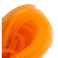 HAND® Elastic Lightweight Millinery Tubular Crin Trim - diameter 8 mm, appx 30 meters per pack - Orange