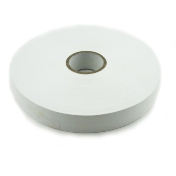 HAND® 30mm Blank Roll for Printing Wash Care Labels - Polyester Paper Fabric Material - 2500 Labels Long