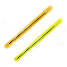 HAND® A Pair of Stainless Steel Spot Pimple Blackhead Removers in Hygenic Carry Sleeves - 12 cm - Pack of 2