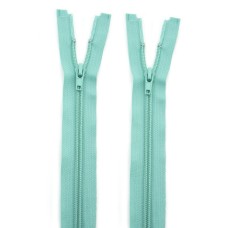HAND® 2 PCs No.7 Pastel Green Nylon Closed End Automatic Zips 60 cm L x 3 cm W
