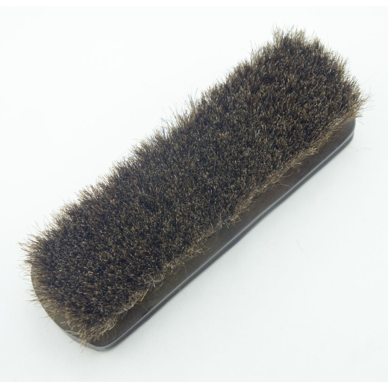 HAND® Solid Brown Wood Natural Horse Hair Brush for Household Use, Garments, Upholstery - 168 x 55 mm, Bristles 28 mm Long HAND® Solid Brown Wood Natural Horse Hair Brush for Household Use, Garments, Upholstery - 168 x 55 mm, Bristles 28 mm Long