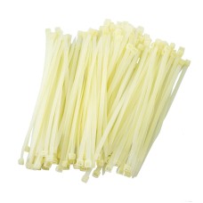 HAND® Self-locking Plastic Nylon Cable Ties, Zip Tie Wraps - White (3 mm x 150 mm - 1000 pcs)