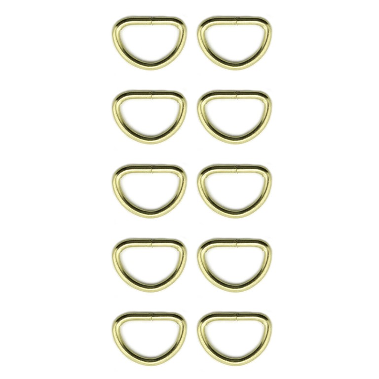 HAND® Set of 12 Gold Tone Metal D Rings for Making & Repairing Belts and Bags - 28 mm, Fits Straps 21 mm Wide HAND® Set of 12 Gold Tone Metal D Rings for Making & Repairing Belts and Bags - 28 mm, Fits Straps 21 mm Wide