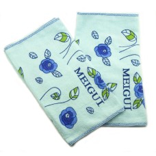 HAND® 2015 Blue Rose Soft 100% Cotton Hand Towels - 72 x 30 cm - Set of 2
