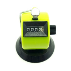 HAND¨ Green Four Digit Handheld & Tabletop Tally Counter Clicker