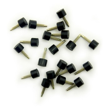 HAND® Black 90 Model T-2R Super Wear Resistance Round Ladies Shoe Heel Tips for Shoe Repair 9mm - Pack of 10 Pairs HAND® Black 90 Model T-2R Super Wear Resistance Round Ladies Shoe Heel Tips for Shoe Repair 9mm - Pack of 10 Pairs