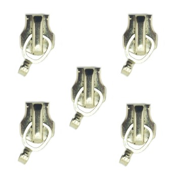 HAND® No 5 Zip Head Slider without Pull Gold Tone - Set of 5
