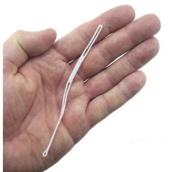 HAND® Double Loops White Stretchy Hangtag Strings for Garments 13cm, 0.5KG, 1000pcs