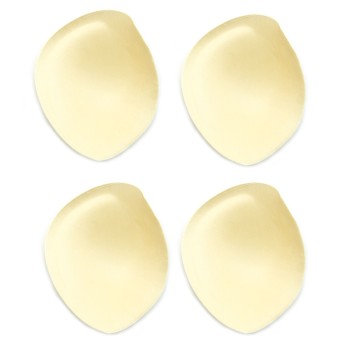 HAND® 2 Pairs of Size Small Nude Colour Sew In Replacement Push Up Bra Pads Inserts 160 x 125 mm