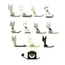 HAND® Pack of 11 Industrial Sewing Machine Feet Set for Students & G30 Magnetic Seam Guide