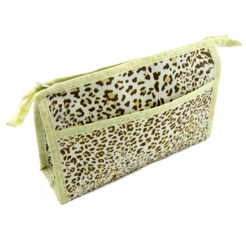 HAND® Light Leopard Print Pencil Case / Make-Up Bag - 200 x 120 mm