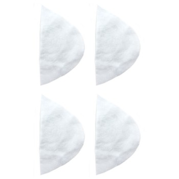 HAND® 911-4 Classic Shape Unisex White Shoulder Pads 2.5cm Thickness - 2 Pairs