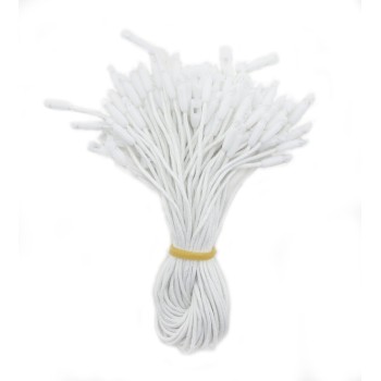 HAND® White Easy to Attach Hang Tags, Waxed Nylon String Round Snap Locks 20cm - 500 pcs HAND® White Easy to Attach Hang Tags, Waxed Nylon String Round Snap Locks 20cm - 500 pcs