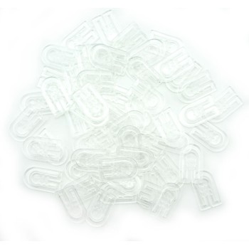 HAND® Large Clear Plastic U-Shape Garment Dress Shirt Clips - Pack of appx 500
