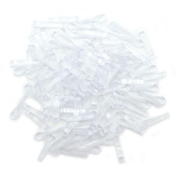 HAND® 1000 Clear Plastic Shirt Clips - 38 x 6 mm (900g) HAND® 1000 Clear Plastic Shirt Clips - 38 x 6 mm (900g)