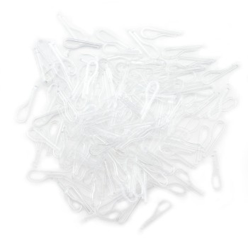 HAND® 1000 Clear Plastic Shirt Clips - 35 x 3 mm (400g)