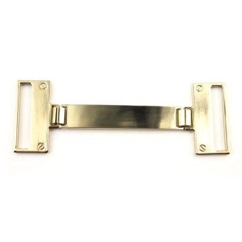 HAND® No.8103 Gold Tone Buckle for Shoes, Bag, Costumes, Garments - 115 x 40 mm
