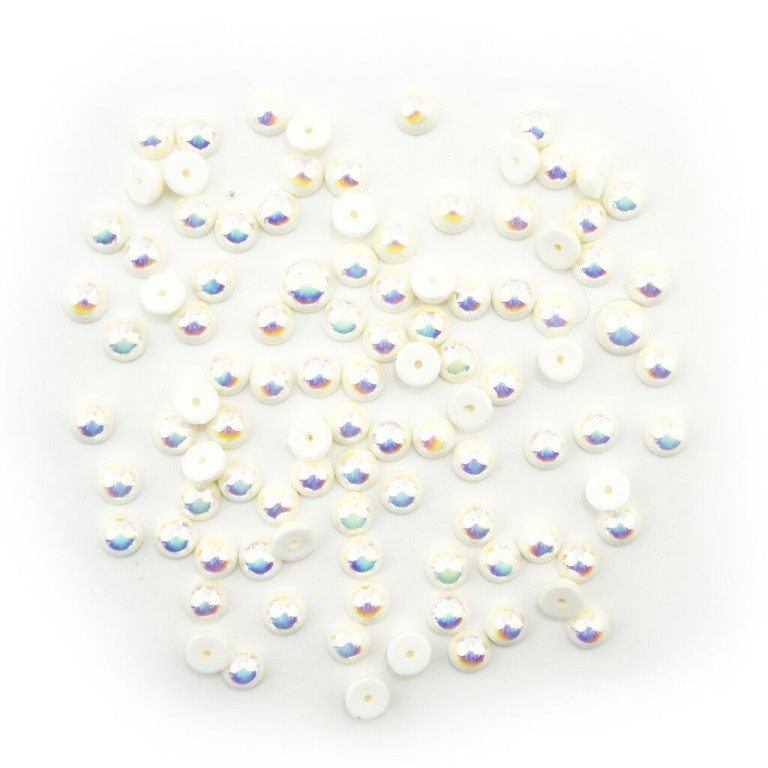 HAND® Pearlescent Round Trims Embellishments for Costumes, Garments, Leather, with Pin Backings - 8 mm Diameter - Pack of 100 HAND® Pearlescent Round Trims Embellishments for Costumes, Garments, Leather, with Pin Backings - 8 mm Diameter - Pack of 100