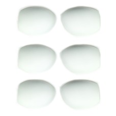 HAND® 0719L Size L 3 Pairs of Ladies' White Replacement Bra Pads Fit B-C Cups 200 x 135 mm