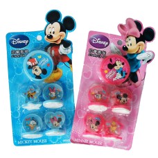 DM0634 Disney Minnie/Mickey Mouse Rubber Stamp Set - Pack of 2 Sets