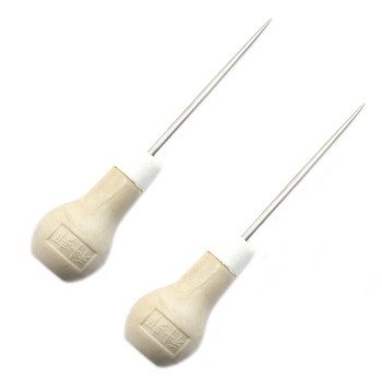 Plastic Handle Clickers Awl 10 cm, 4 inch - Set of 2
