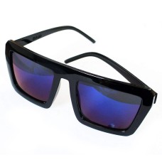 RPB400 Retro Iridescent Mirror/Dark Tinted Lens Sunglasses UV400 - Pack of 2
