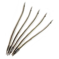 Professional Shoe, leather, Canvas, Tent, Awning, Sails Repairing Needles 8cm - pack of 5 (curved)