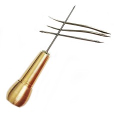 Leather Craft, Awning, Sails, Canvas, Shoes, Tent Repairing Stitching Awl Sewing Awl - Get 4 Needles FREE Deal!