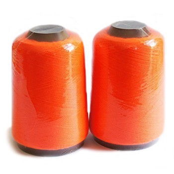 Neon Colours Sewing Machine 100% Polyester Thread Spool Appx 800m - Buy 1 Get 1 Spool Free (Neon Orange)