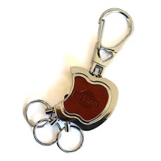 Nissan Leather Triple Loop Torch Buckle Keyring