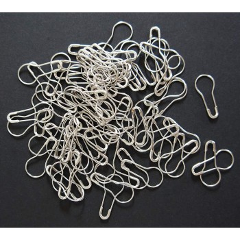 Silver Calabash Safety Pins, 21mm, 1000-Count