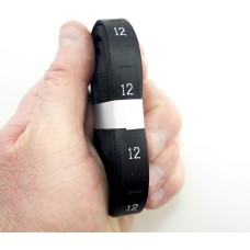 A Roll of Fold Silk Size Label Tabs Black, 500pcs (12)