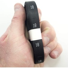 A Roll of Black Woven Size 18 Label Tabs, 500 pcs