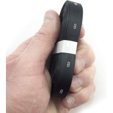 A Roll of Fold Silk Size Label Tabs Black, 500pcs (8)