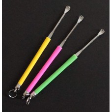 0718 Assorted Colours Earpick Ear Wax Remover Cleaner with Keyring - Buy 2 Get 1 Free Offer