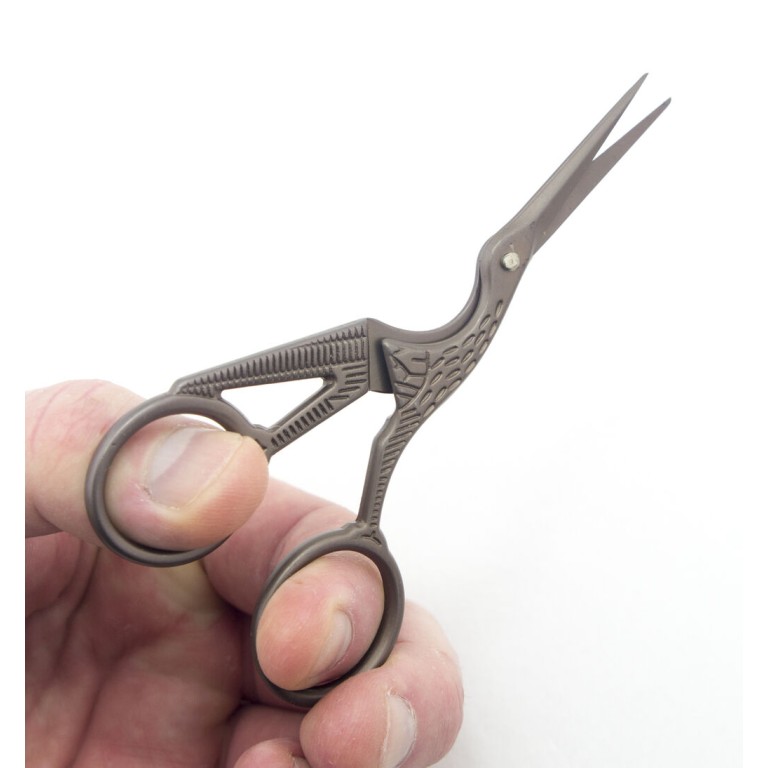 HAND Classic Large Forged Stork Embroidery Scissors, Antique Finish 4.6” HAND Classic Large Forged Stork Embroidery Scissors, Antique Finish 4.6”
