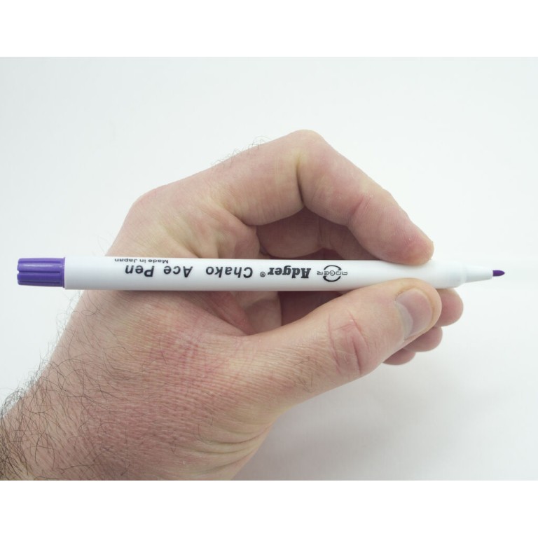 HAND Premium Air/Water Erasable Purple Fabric Marker Pen - Pack of 2 HAND Premium Air/Water Erasable Purple Fabric Marker Pen - Pack of 2