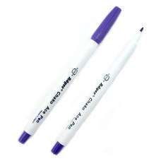 HAND Premium Air/Water Erasable Purple Fabric Marker Pen - Pack of 2